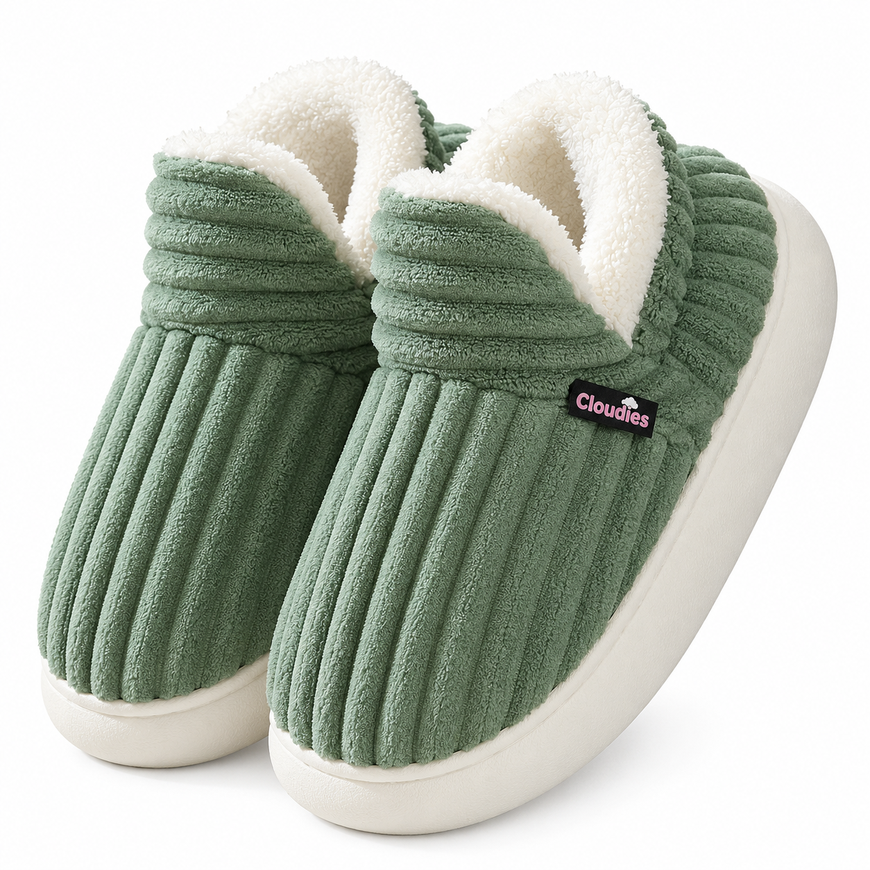 Cloudies™ - Pantoufles d'hiver unisexes qui réchauffent vos pieds en 5 minutes chrono